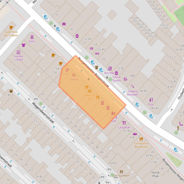 Kaart van postcodegebied 3581KK.