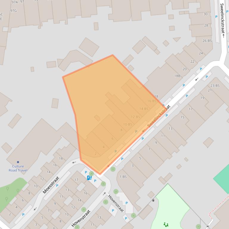 Kaart van postcodegebied 3581RV.