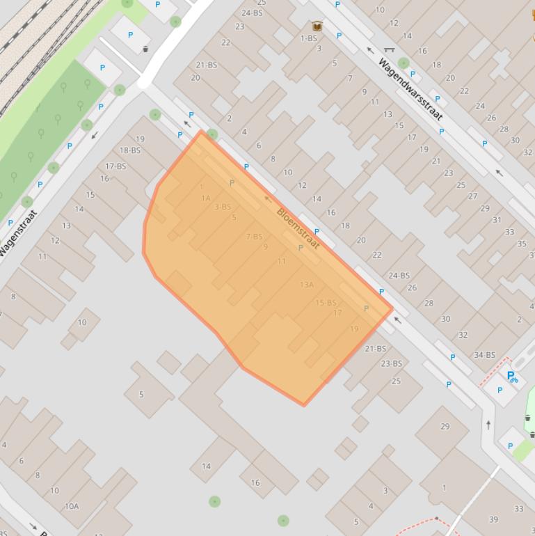 Kaart van postcodegebied 3581WB.