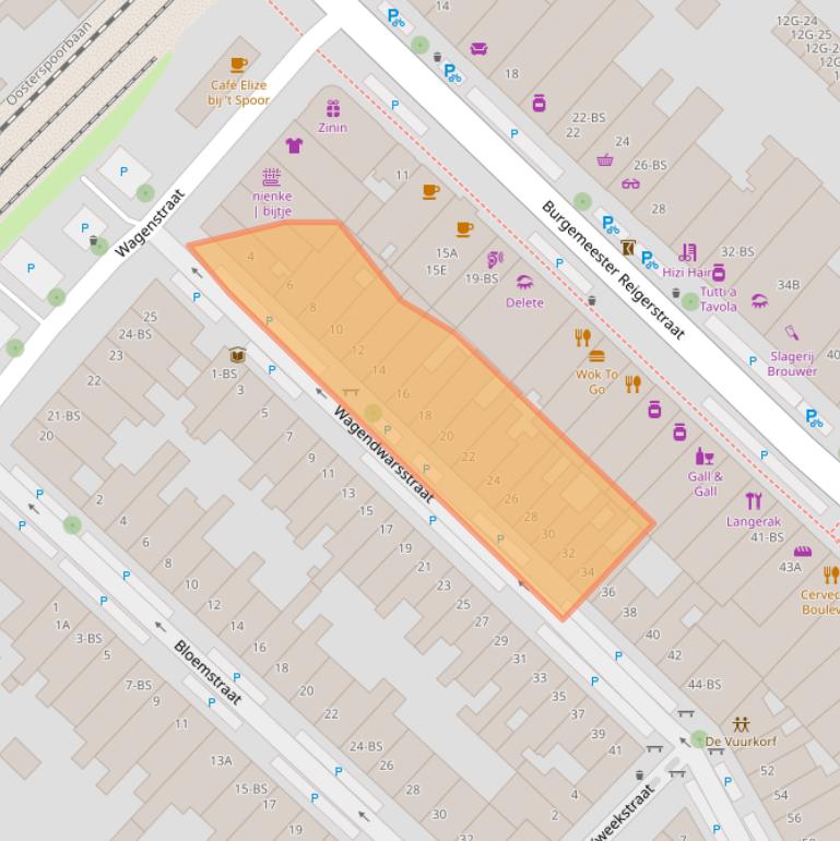 Kaart van postcodegebied 3581WL.
