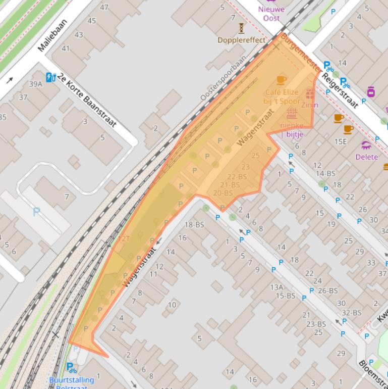 Kaart van postcodegebied 3581WR.