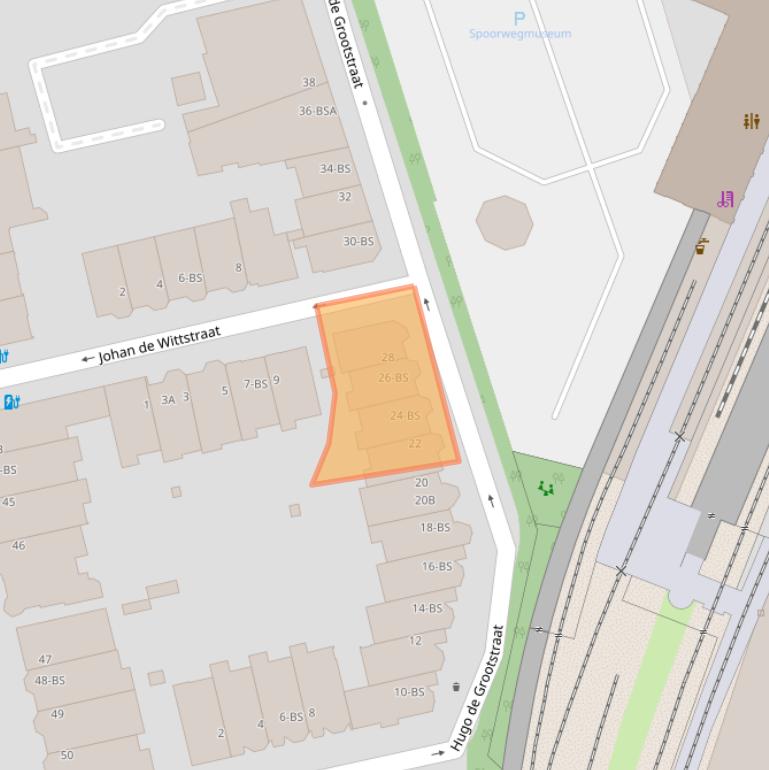 Kaart van postcodegebied 3581XV.