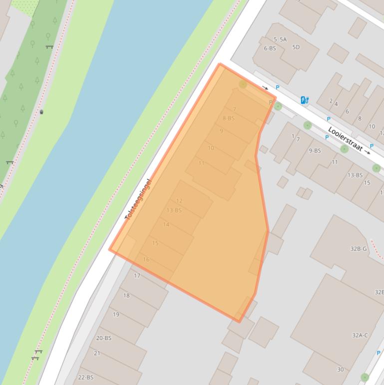 Kaart van postcodegebied 3582AD.