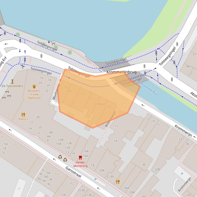 Kaart van postcodegebied 3582AM.