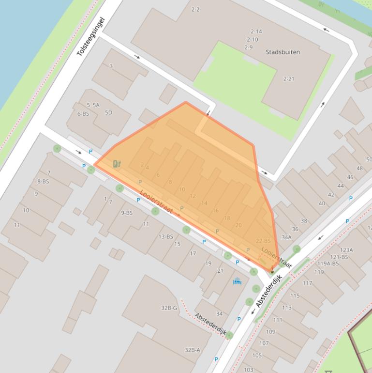 Kaart van postcodegebied 3582AR.