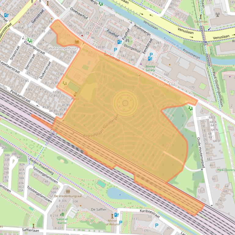 Kaart van postcodegebied 3582EG.