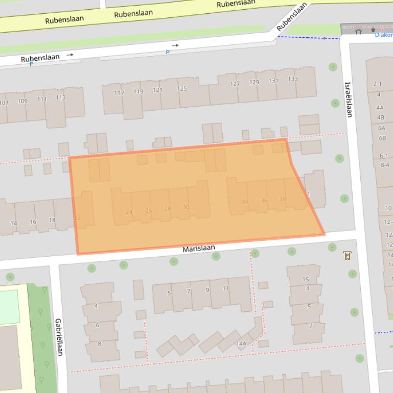 Kaart van postcodegebied 3582HG.