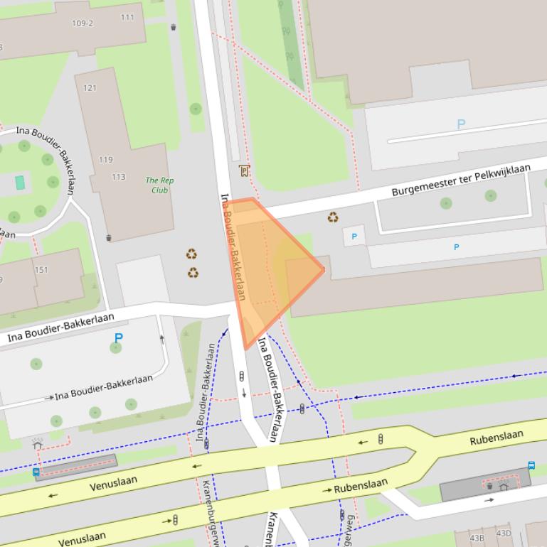 Kaart van postcodegebied 3582JN.