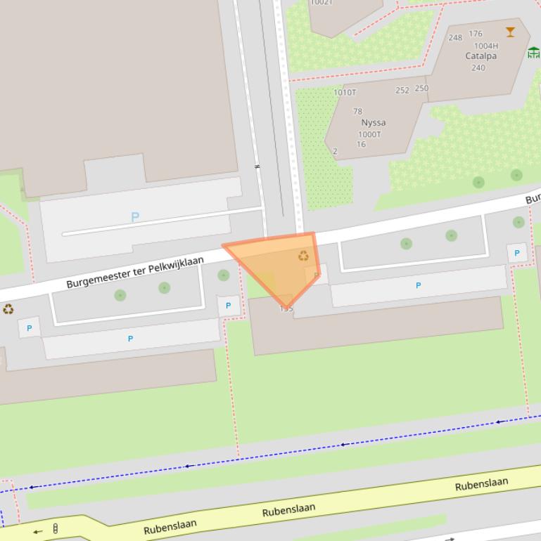 Kaart van postcodegebied 3582JR.