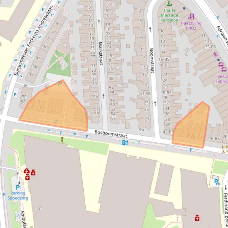 Kaart van postcodegebied 3582KG.