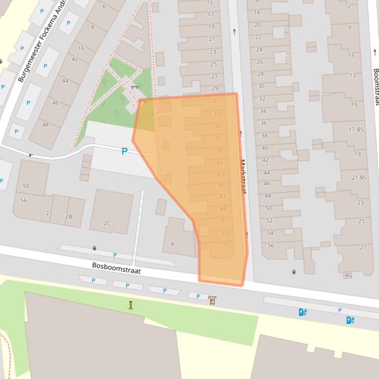 Kaart van postcodegebied 3582KK.