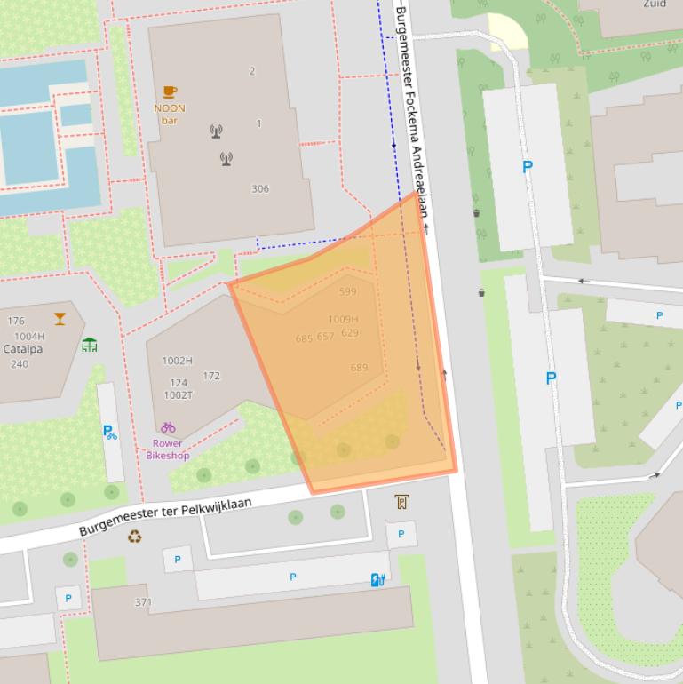 Kaart van postcodegebied 3582LS.