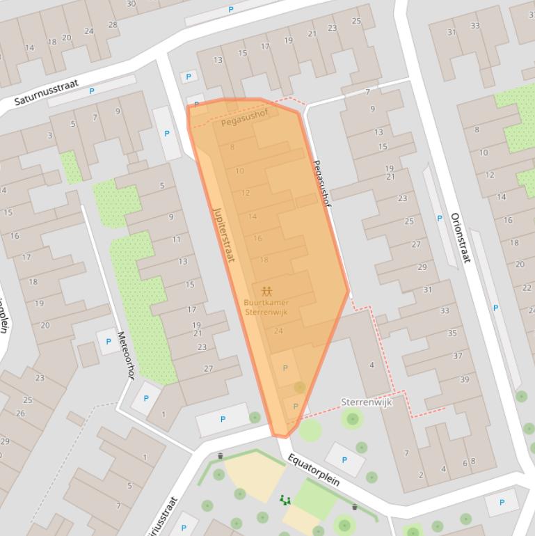 Kaart van postcodegebied 3582PV.
