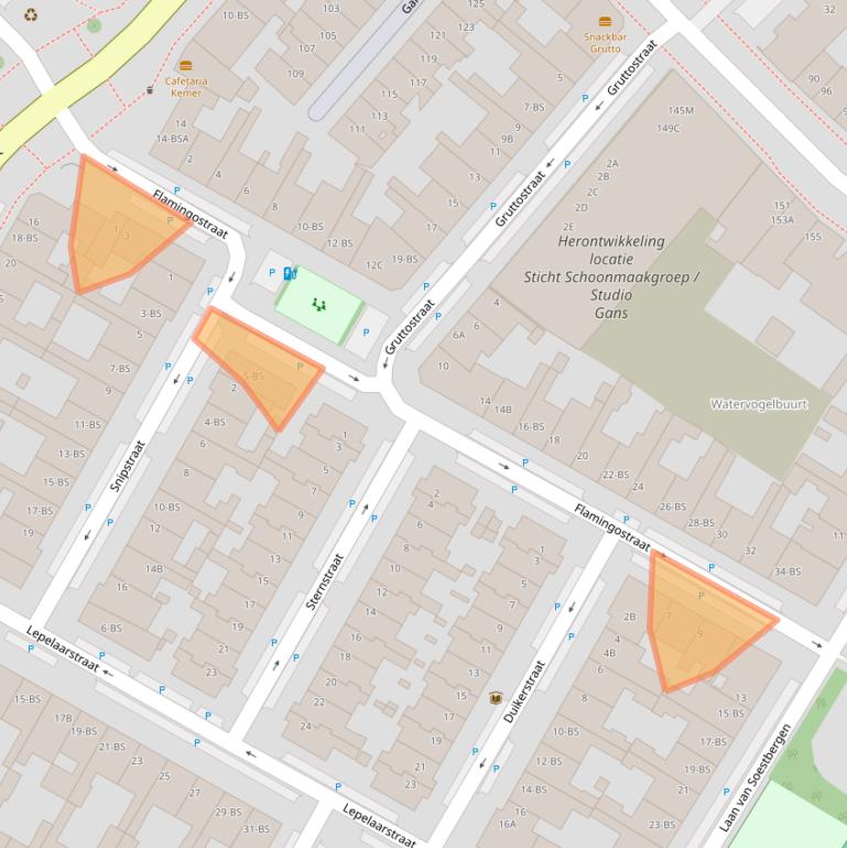 Kaart van postcodegebied 3582SV.