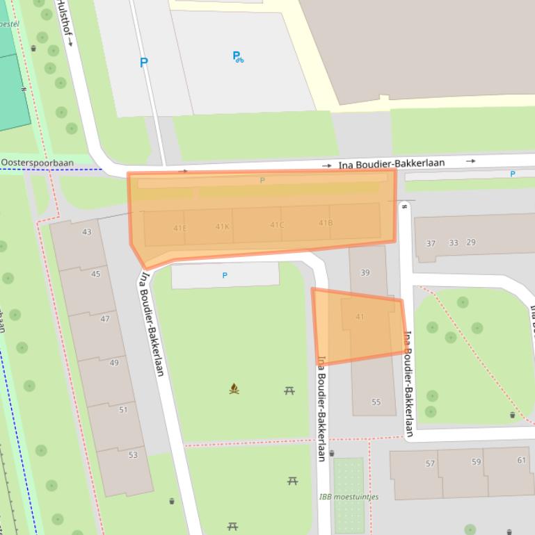 Kaart van postcodegebied 3582VG.