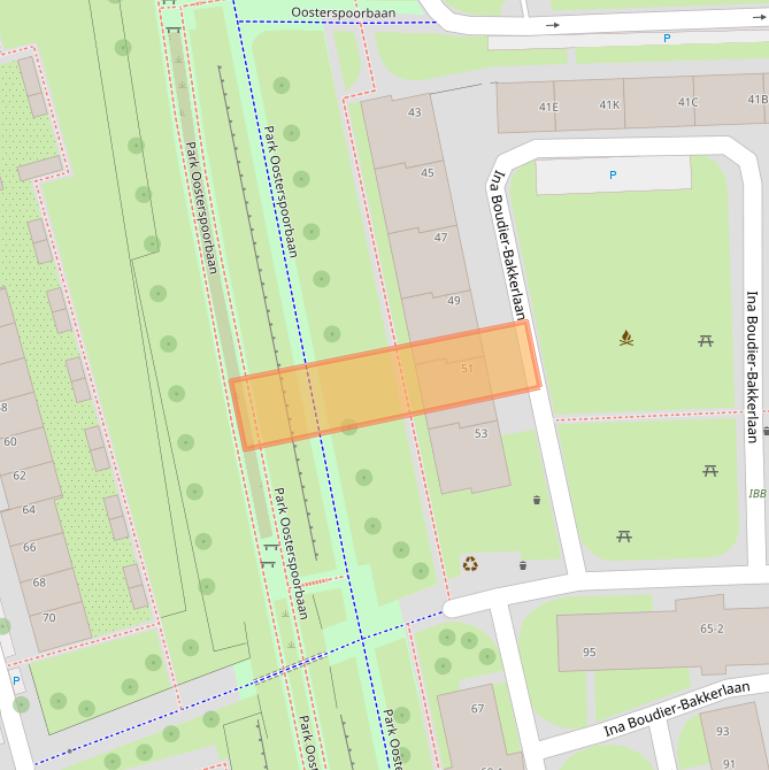 Kaart van postcodegebied 3582VM.