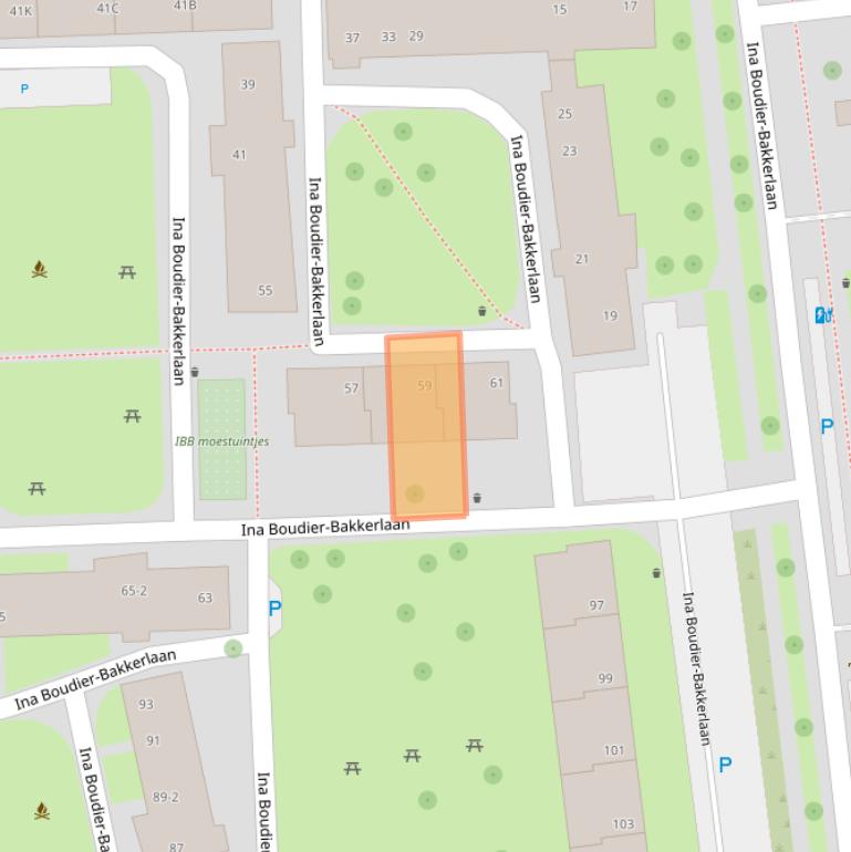 Kaart van postcodegebied 3582VR.