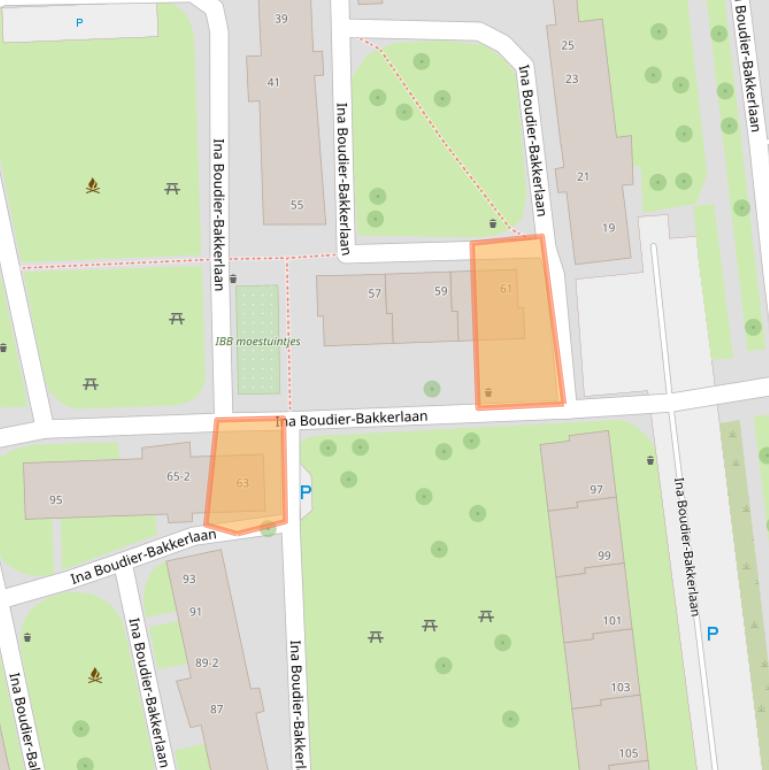 Kaart van postcodegebied 3582VS.