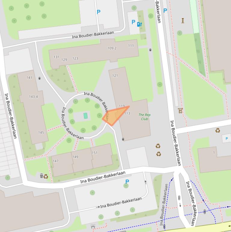 Kaart van postcodegebied 3582XP.