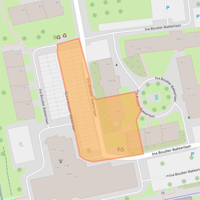 Kaart van postcodegebied 3582XX.