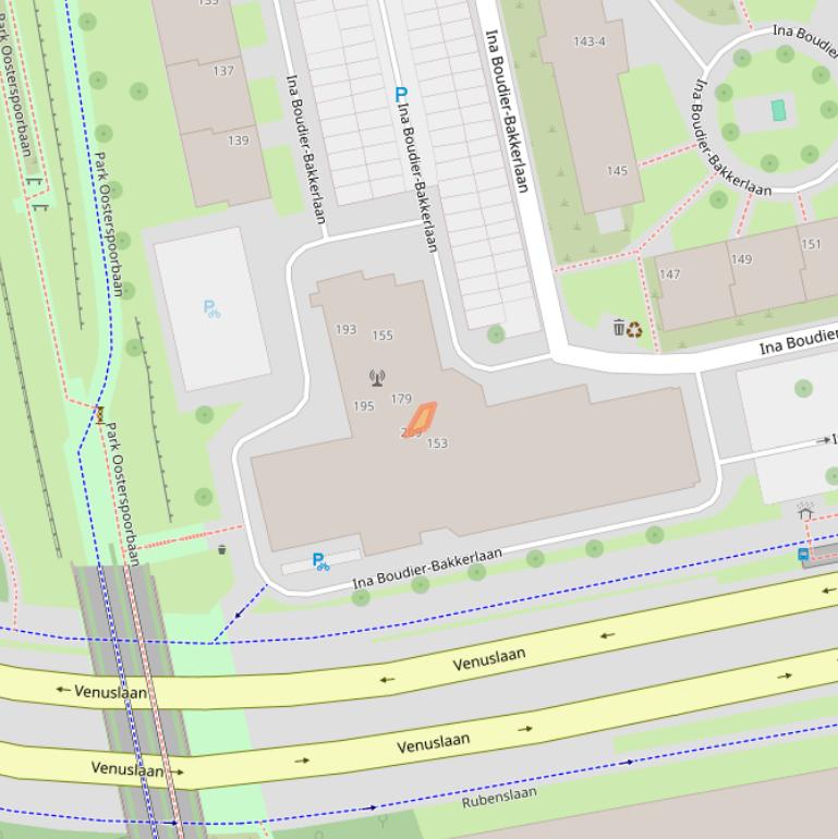 Kaart van postcodegebied 3582ZM.