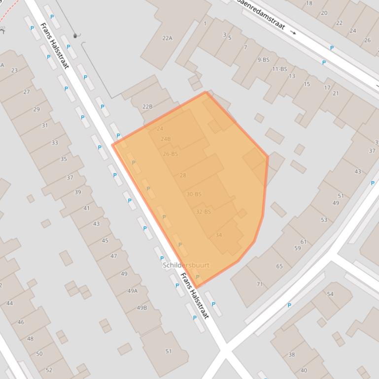 Kaart van postcodegebied 3583BR.