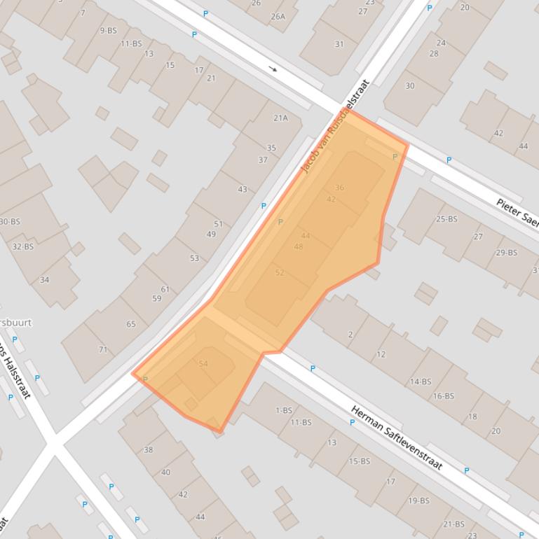 Kaart van postcodegebied 3583CE.