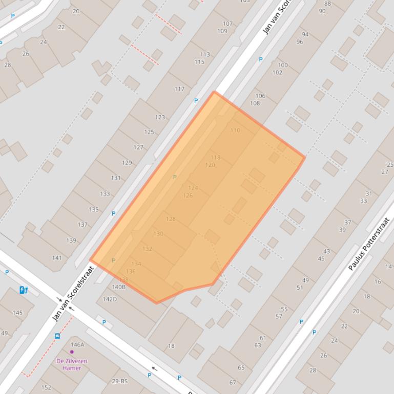 Kaart van postcodegebied 3583CT.