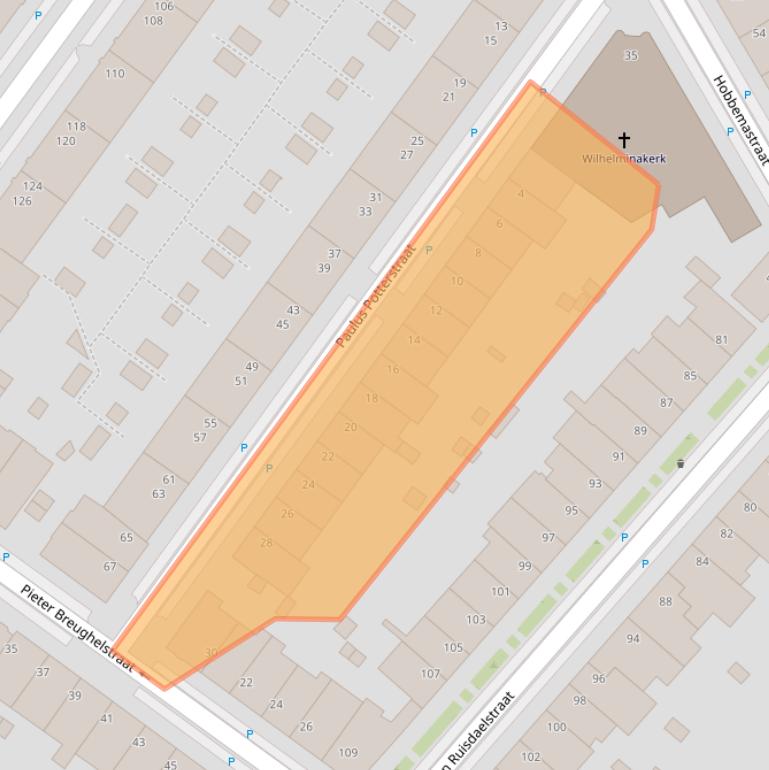 Kaart van postcodegebied 3583SN.