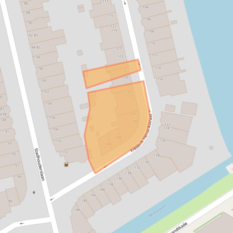 Kaart van postcodegebied 3583VK.