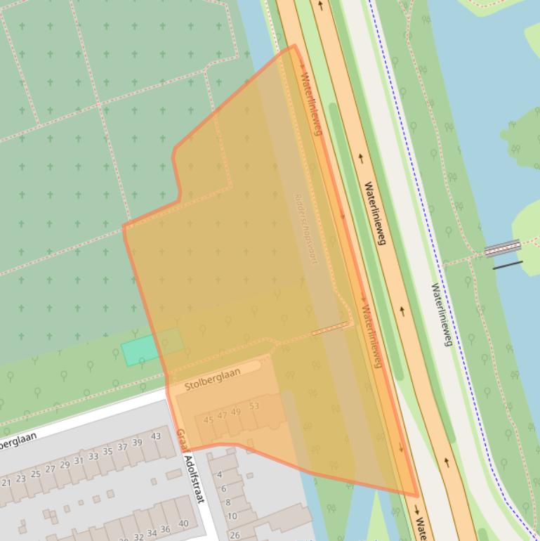 Kaart van postcodegebied 3583XM.