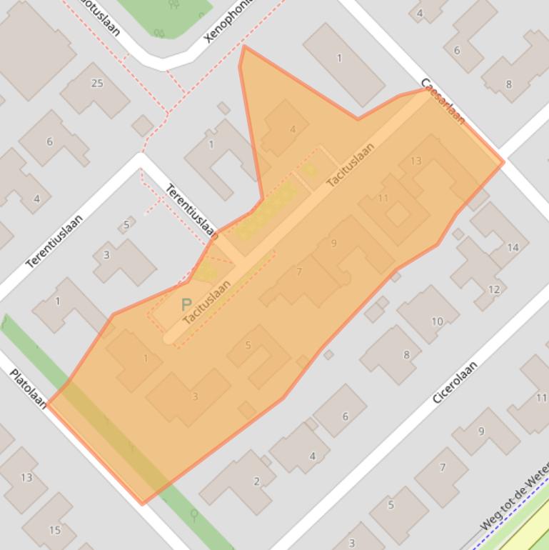 Kaart van postcodegebied 3584AP.