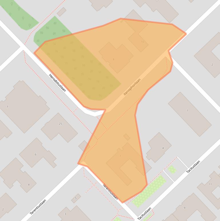 Kaart van postcodegebied 3584AV.