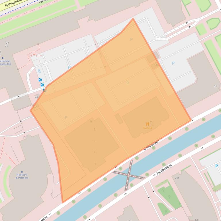 Kaart van postcodegebied 3584BN.