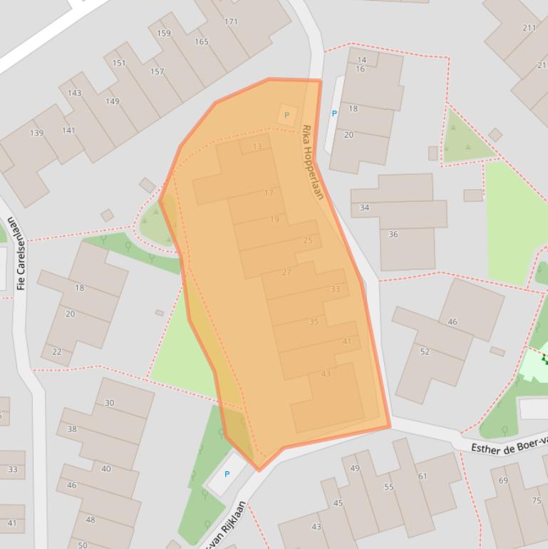 Kaart van postcodegebied 3584GM.