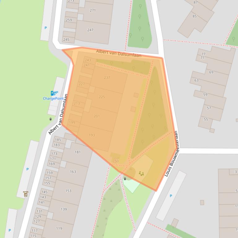 Kaart van postcodegebied 3584HD.