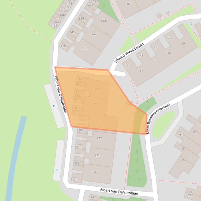 Kaart van postcodegebied 3584HG.