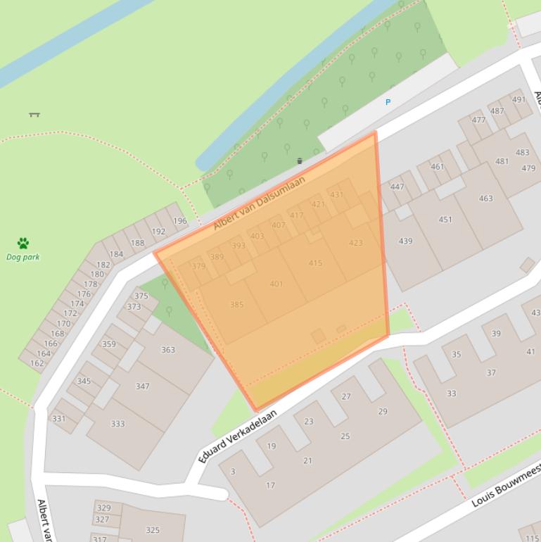 Kaart van postcodegebied 3584HJ.