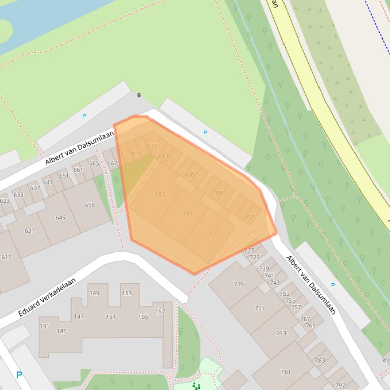 Kaart van postcodegebied 3584HP.