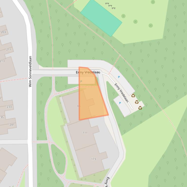 Kaart van postcodegebied 3584ZA.