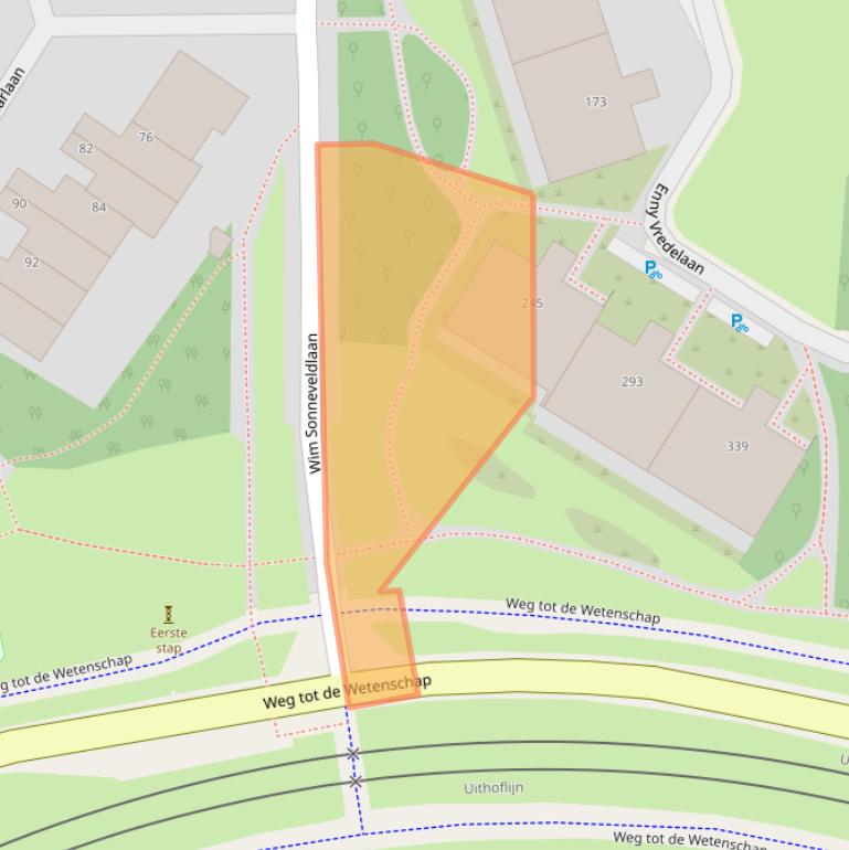 Kaart van postcodegebied 3584ZG.