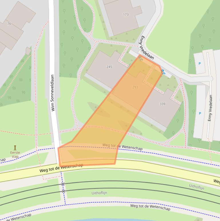 Kaart van postcodegebied 3584ZK.