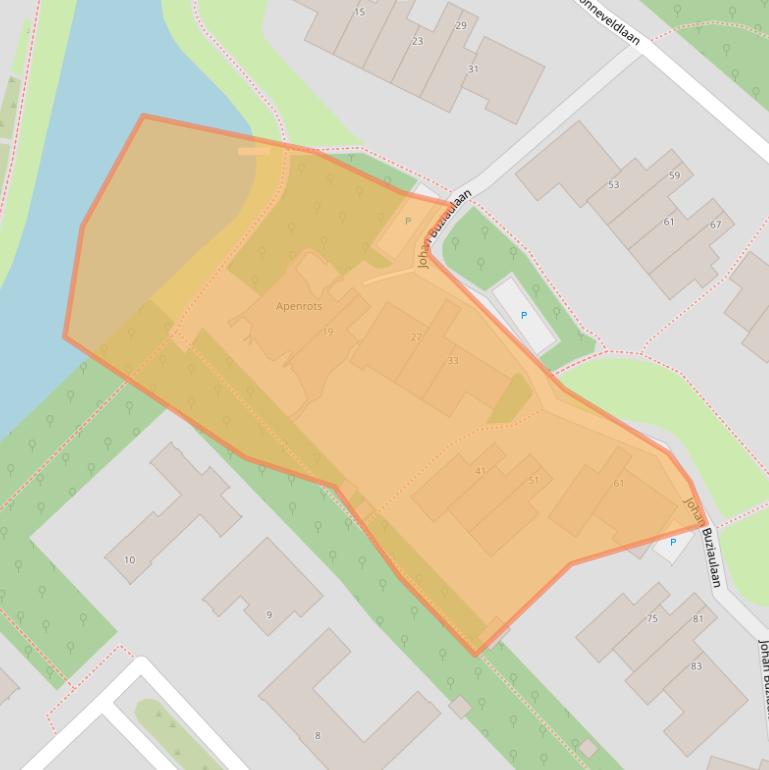 Kaart van postcodegebied 3584ZT.