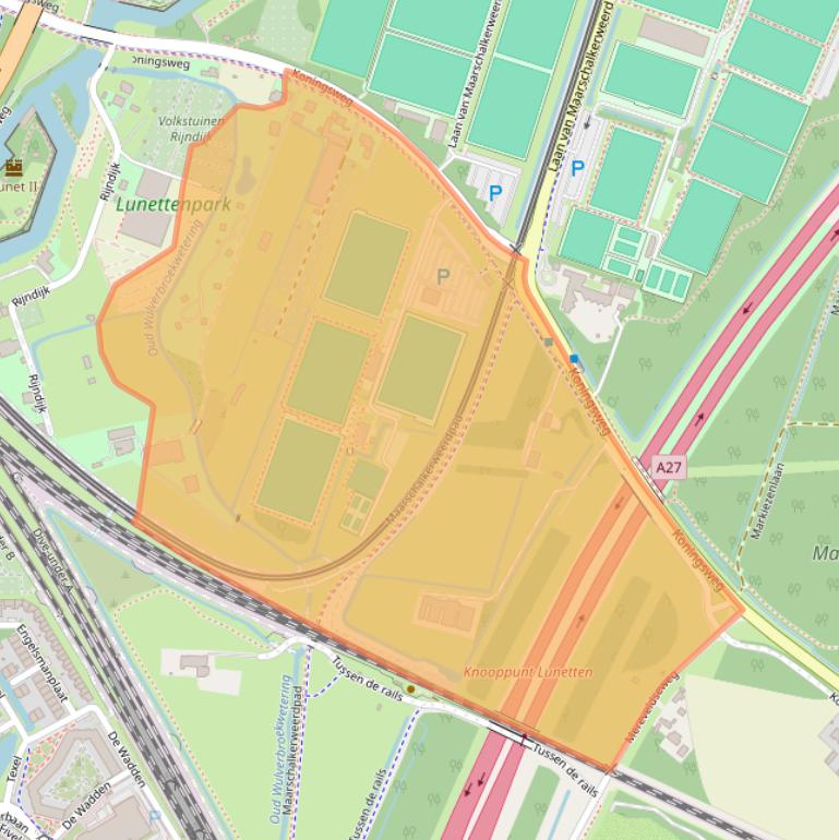 Kaart van postcodegebied 3585LA.