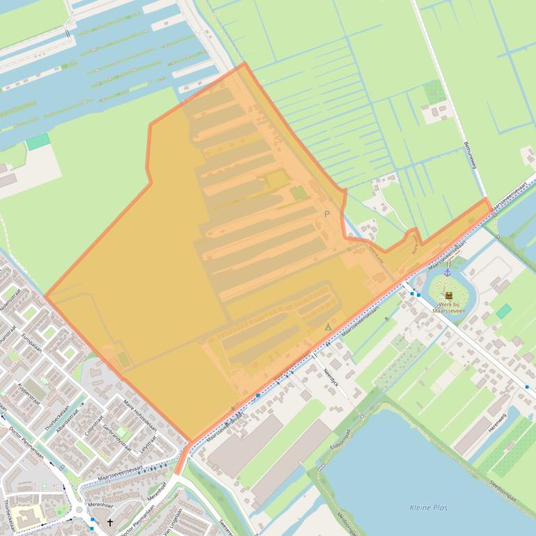 Kaart van postcodegebied 3601CC.