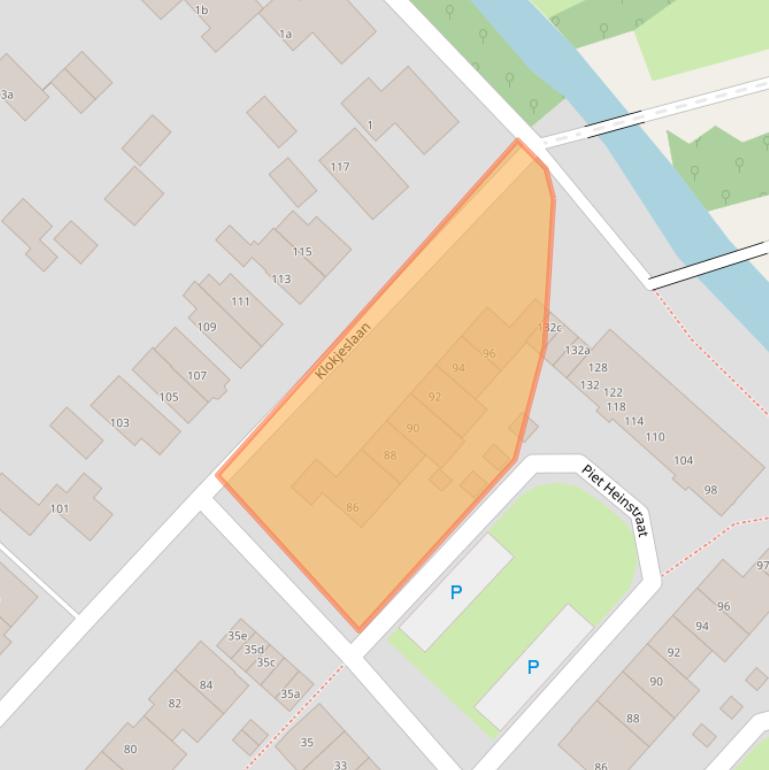 Kaart van postcodegebied 3601HH.