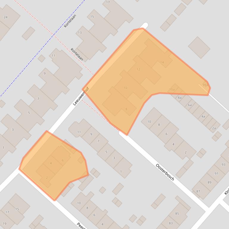 Kaart van postcodegebied 3601JD.