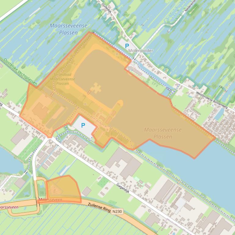 Kaart van postcodegebied 3602AN.