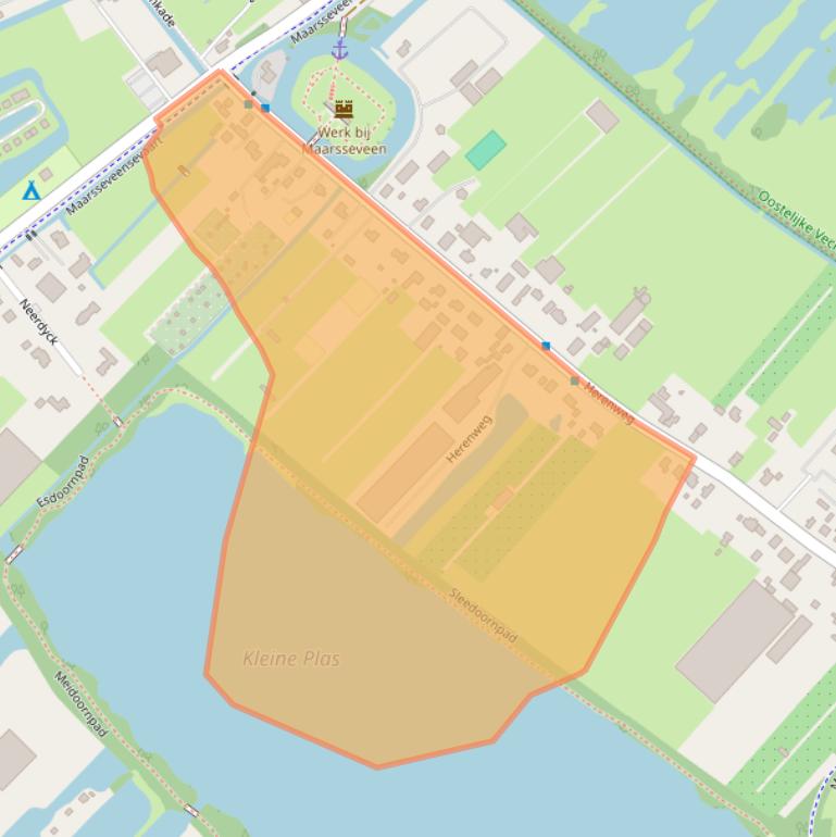 Kaart van postcodegebied 3602AP.