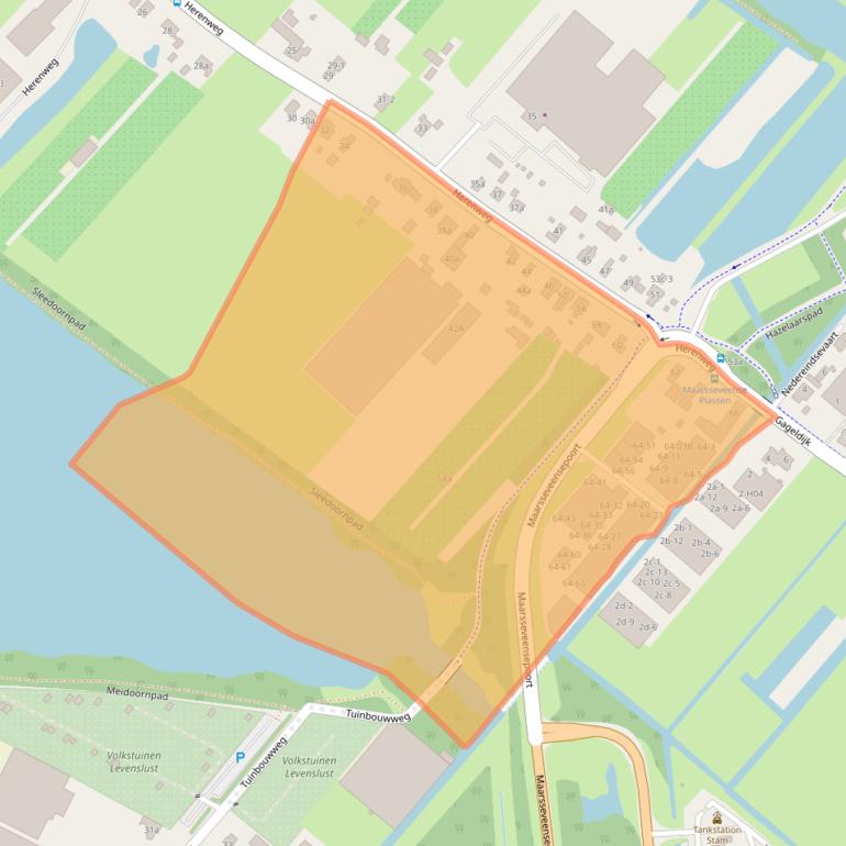 Kaart van postcodegebied 3602AR.